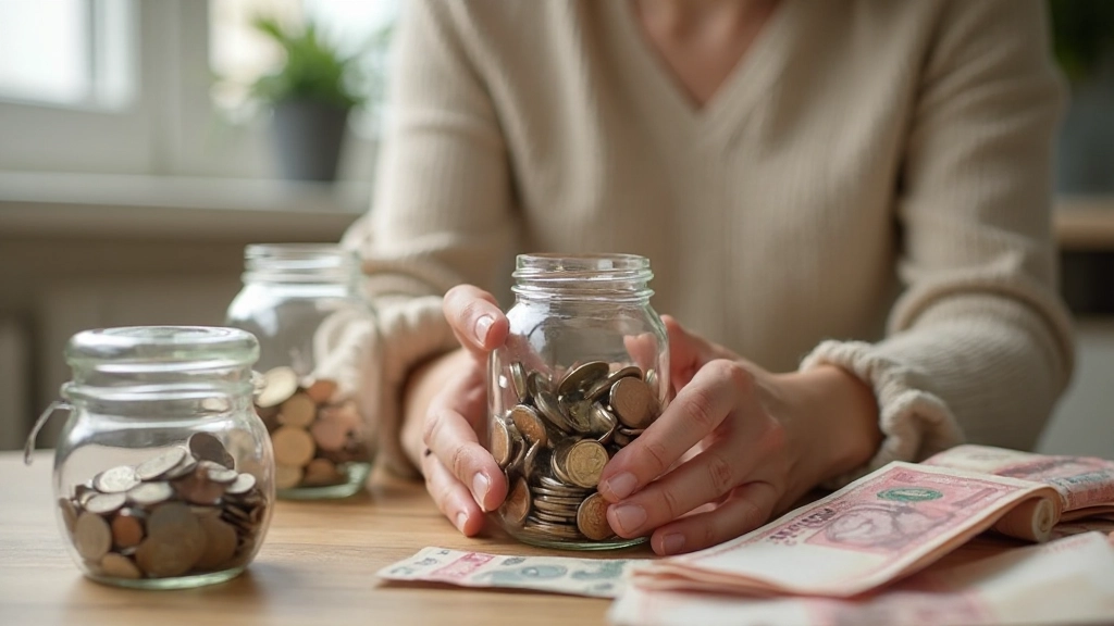 Pessoa anotando despesas e criando orçamento mensal com caneta e caderno