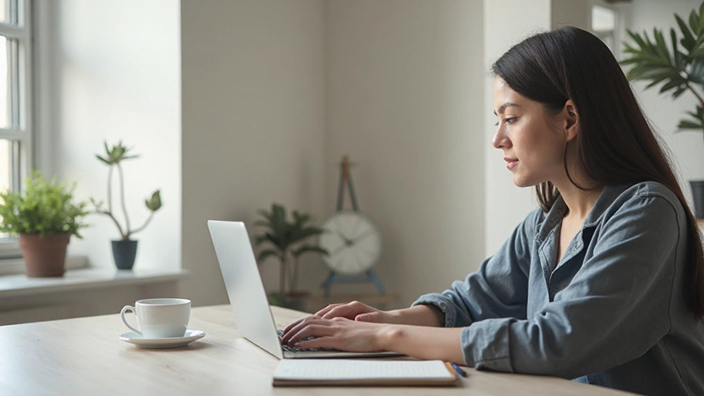 Pessoa jovem revendo planejamento financeiro com gráficos e notas em mesa organizada